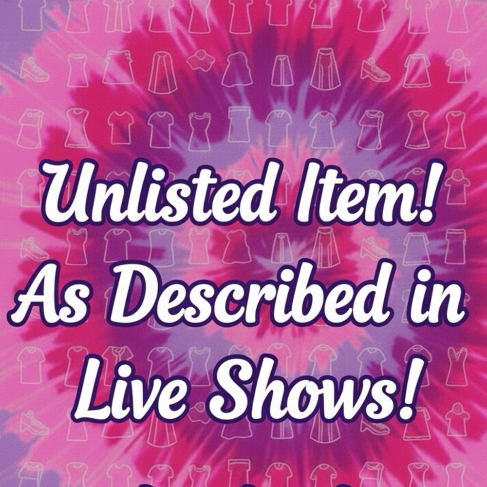 Unlisted Item - As Described in Live Show